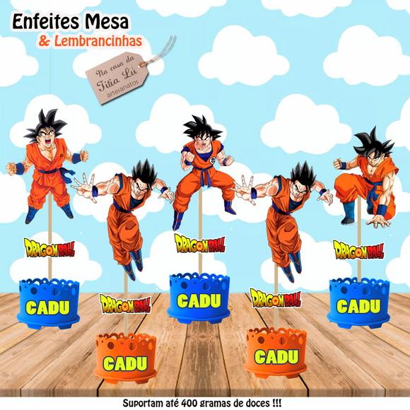 Lembrancinha Dragon Ball Z Enfeite Mesa Centro Mesa Goku