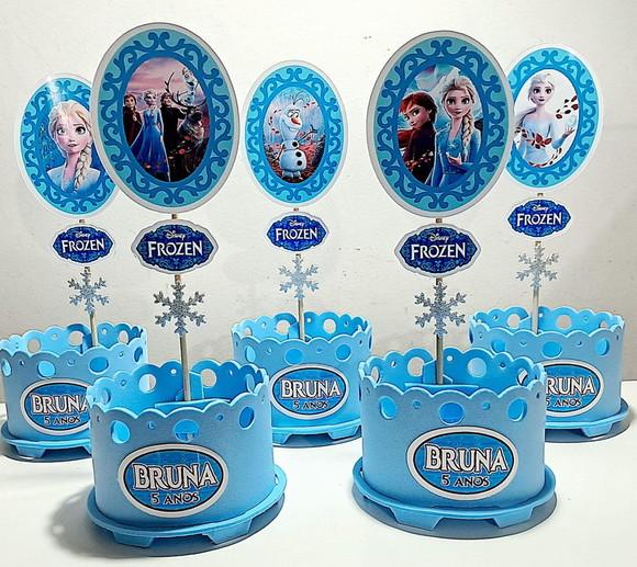 Lembrancinha Frozen Enfeite Centro Mesa