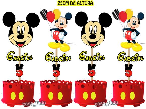 Lembrancinha Mickey Enfeite de Mesa Mickey Safari Baby