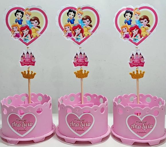 Lembrancinha Princesas Baby Disney Enfeite Princesas Baby