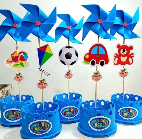 Centro de Mesa Brinquedos Enfeite de Mesa Brinquedo