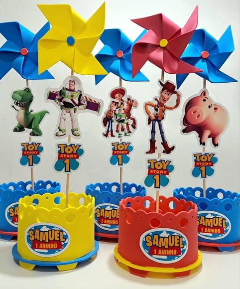 Centro de Mesa Toy Story Brinquedos Enfeite Mesa Display Toy