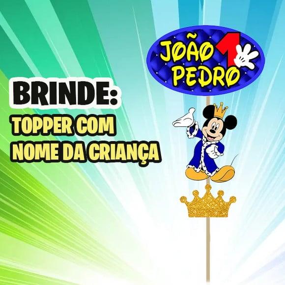 Centro Enfeite de Mesa Mickey Realeza