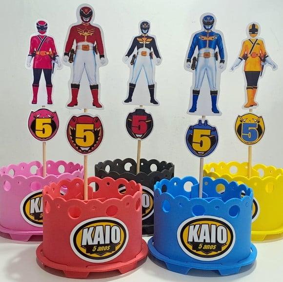 Enfeite Mesa Power Rangers Centro Mesa Lembrancinhas