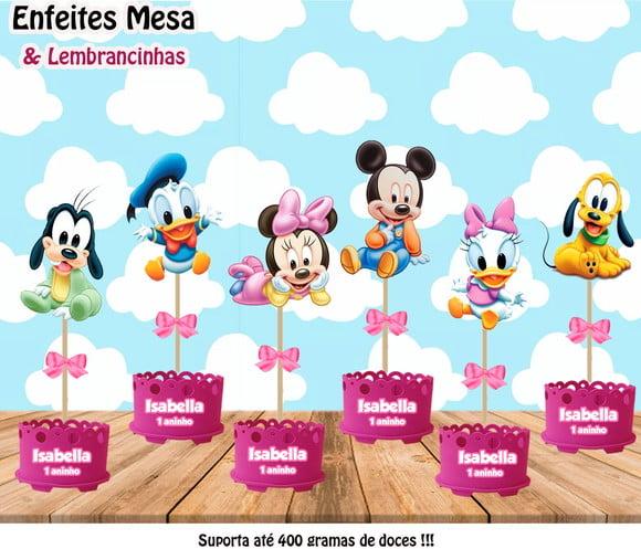 Enfeites de Mesa Baby Disney Centro Mesa Mickey