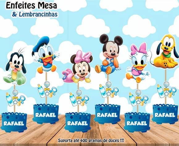 Enfeites de Mesa Baby Disney Centro Mesa Mickey