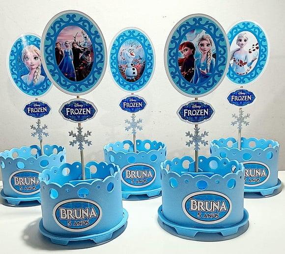 Lembrancinha Frozen Enfeite Centro Mesa