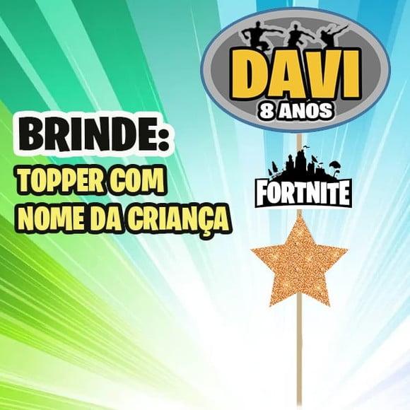 Lembrancinha Fortnite Enfeite Mesa Fortnite Centro Mesa