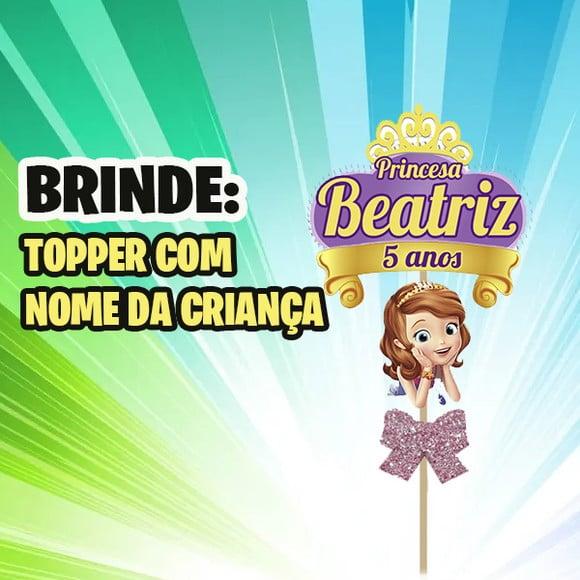 Lembrancinha Princesa Sofia Enfeite de Mesa Princesa Sofia