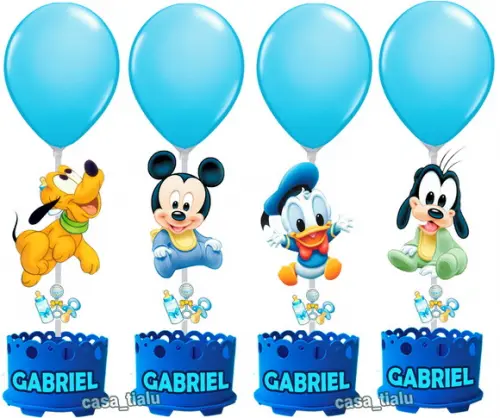 Centro de Mesa Mickey Baby Disney Baby Enfeite