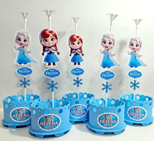 Enfeite de Mesa Frozen 2 Centro de Mesa Frozen