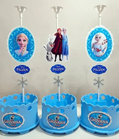 Enfeite de Mesa Frozen 2 Centro de Mesa Frozen