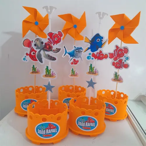 Enfeite de Mesa Procurando Nemo Centro Mesa ou Lembrancinhas