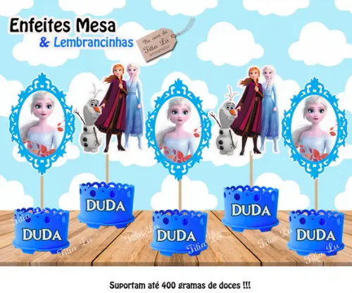 Enfeite Mesa Frozen 2 Centro Mesa Frozen Lembrancinha Frozen