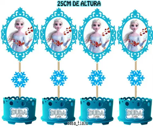 Lembrancinha Frozen 2 Centro Mesa Frozen 2 Enfeite Mesa