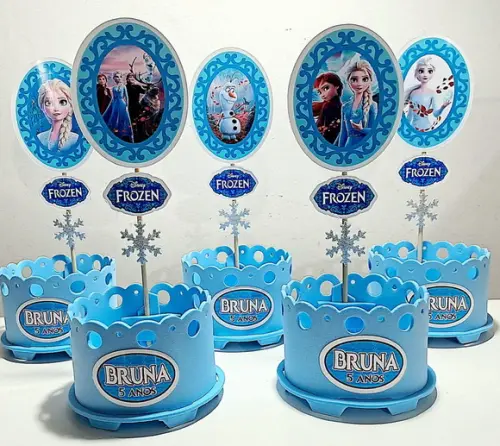 Lembrancinha Frozen 2 Centro Mesa Frozen 2 Enfeite Mesa