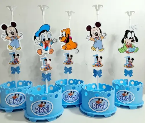 Centro de Mesa Mickey Baby Disney Baby Enfeite