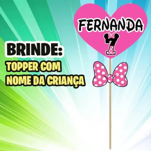 Centro de Mesa Minnie Baby Disney Baby Enfeite