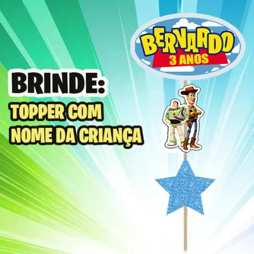 Centro de Mesa Toy Story Brinquedos Enfeite Mesa Display Toy