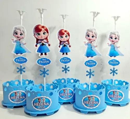 Enfeite de Mesa Frozen 2 Centro de Mesa Frozen