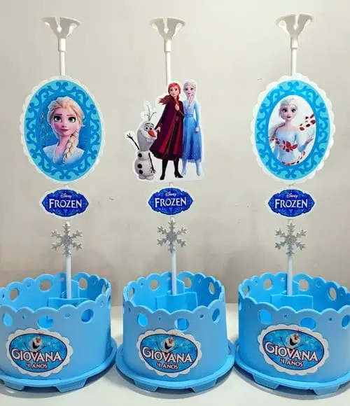 Enfeite de Mesa Frozen 2 Centro de Mesa Frozen