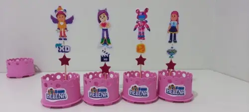 Enfeite de Mesa Pkxd Centro Mesa Pkxd Lembrancinhas