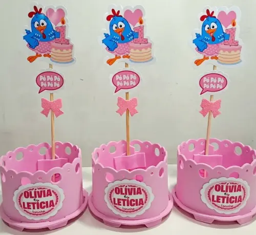 Kit Lembrancinha Galinha Pintadinha Candy Color Kit Festa