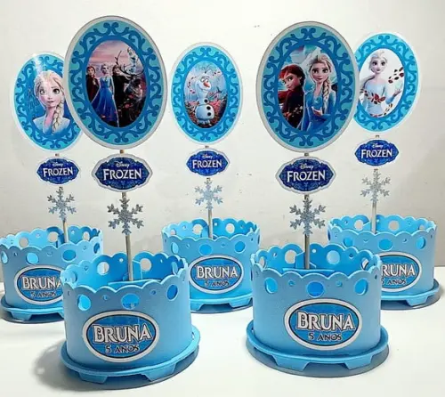 Lembrancinha Frozen 2 Centro Mesa Frozen 2 Enfeite Mesa