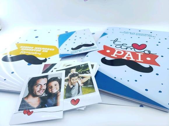 Álbum de Figurinhas Dia dos Pais Presente Personalizado