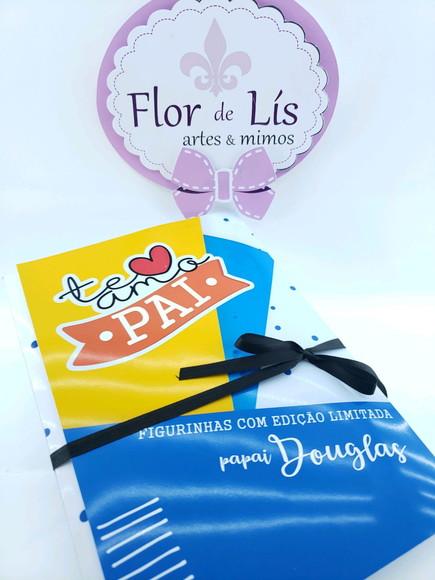 Álbum de Figurinhas Dia dos Pais Presente Personalizado