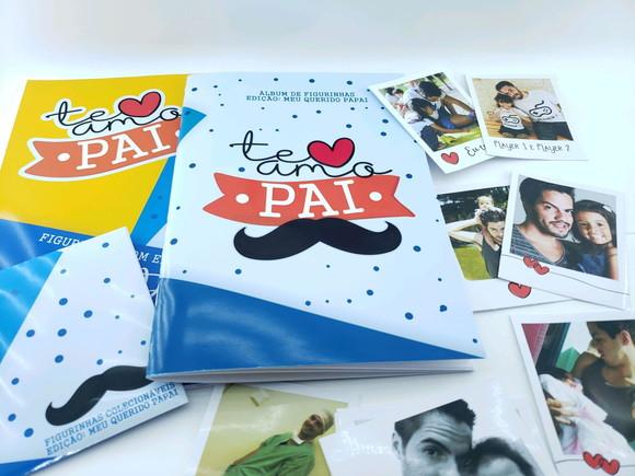 Álbum de Figurinhas Dia dos Pais Presente Personalizado