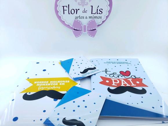 Álbum de Figurinhas Dia dos Pais Presente Personalizado