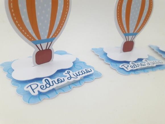 Aplique Caixinha 5cm Balões