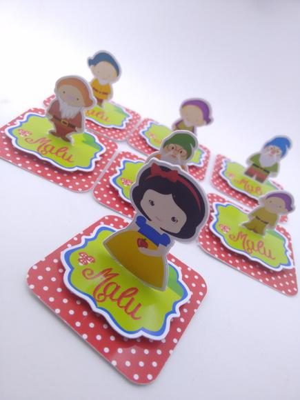 Aplique Caixinha 5cm Branca de Neve