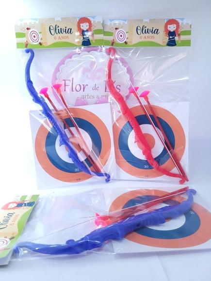 Arco e Flecha Mérida Lembrancinha Personalizada Valente