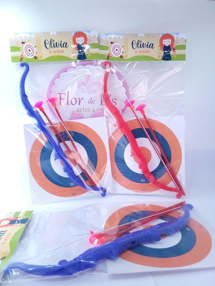 Arco e Flecha Mérida Lembrancinha Personalizada Valente