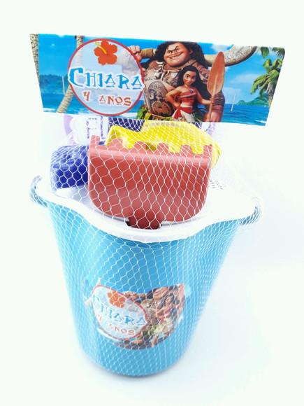 Balde de Praia Personalizado Moana Praia