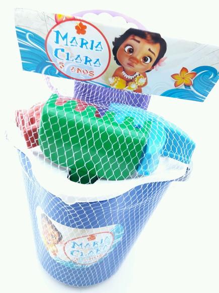 Balde de Praia Personalizado Moana Praia