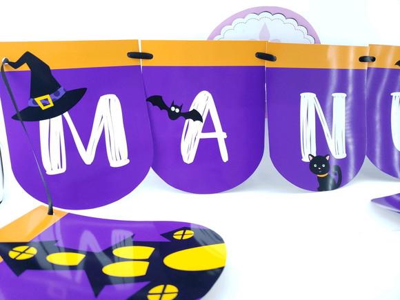 Bandeirola Halloween Dia das Bruxas