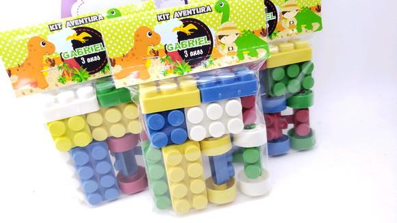 Blocos de Montar Dinossauro Cute