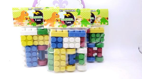 Blocos de Montar Dinossauro Cute