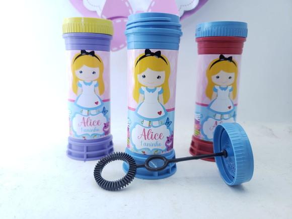 Bolha de Sabão Alice no País das Maravilhas