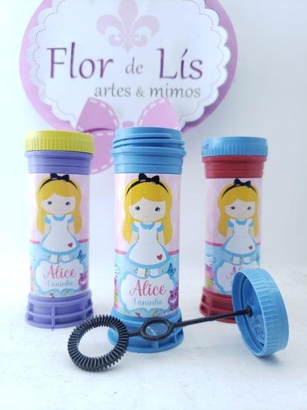 Bolha de Sabão Alice no País das Maravilhas