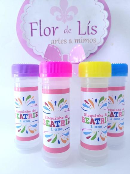 Bolha de Sabão Carnaval Divertido Bloquinho