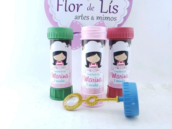 Bolha de Sabão Confeitaria Menina Docinho