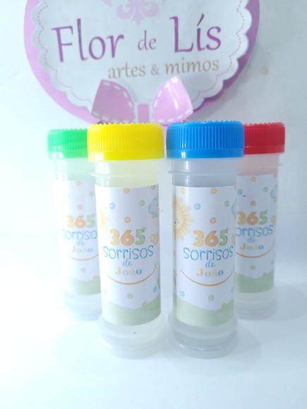 Bolha de Sabão Lembrancinha Personalizada 365 Sorrisos