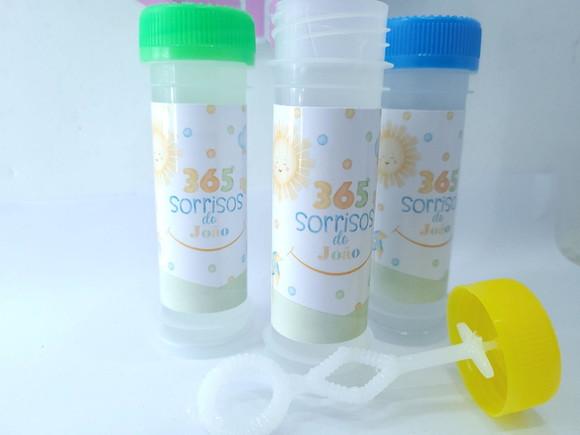 Bolha de Sabão Lembrancinha Personalizada 365 Sorrisos