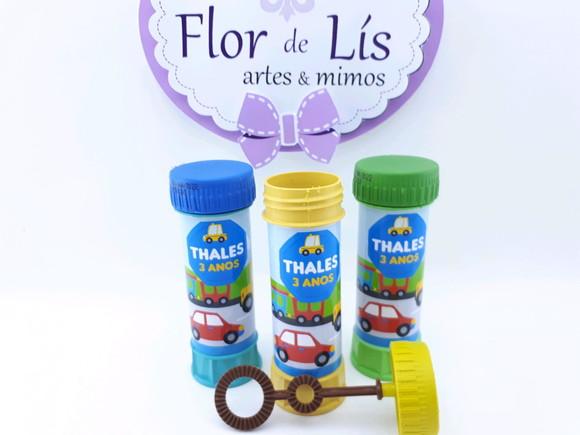Bolha de Sabão Meios de Transportes Lembrancinha