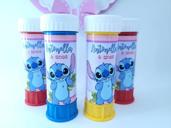 Bolha de Sabão Personalizada Lembrancinha Stitch