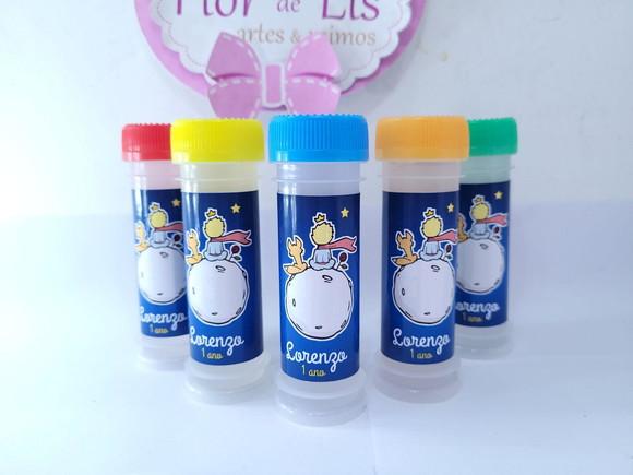 Bolha de Sabão Personalizada o Pequeno Príncipe Lembrancinha